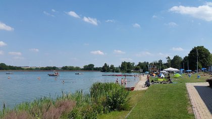 Koberbachtalsperre Strandbad Liegewiese